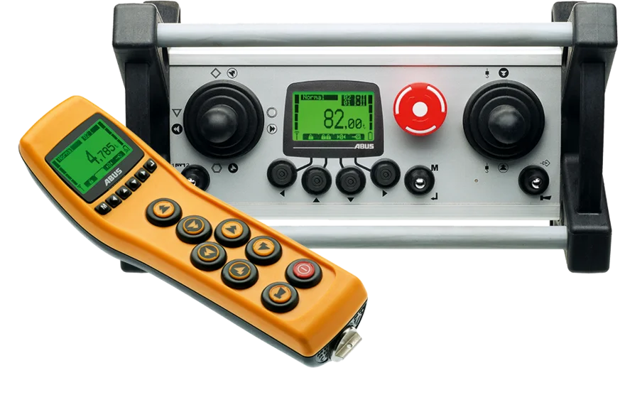 Mandos a distancia de grúa ABURemote Button y ABURemote Joystick